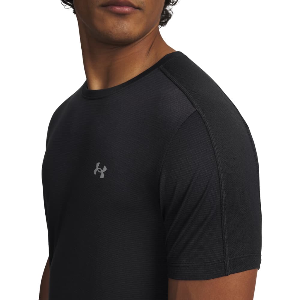 UA Velociti Reflct M's Short Sleeve Black, view: 2