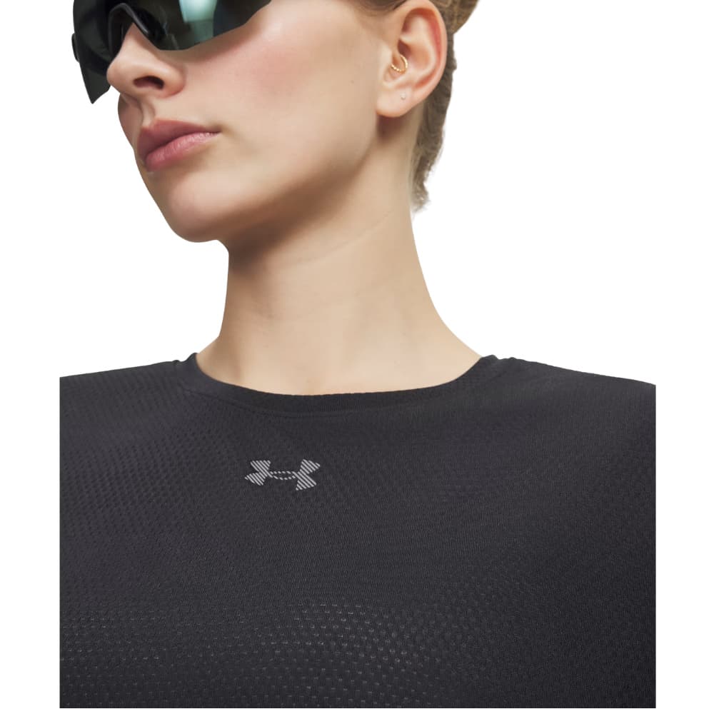 UA Velociti W's Short Sleeve Black, view: 2