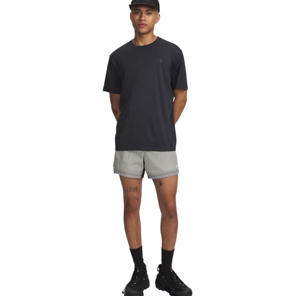 UA M's Trail Run 5' Lined Short Titanium, view: 3