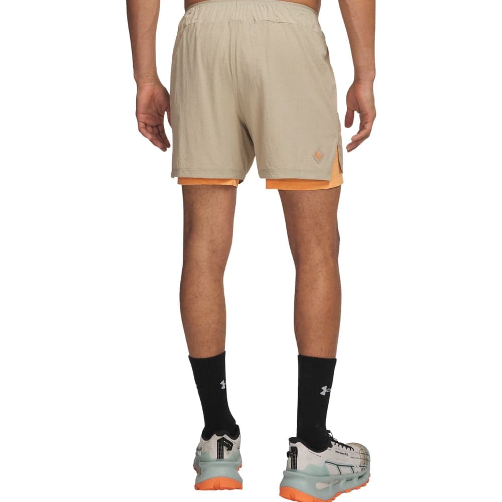 UA M's Trail Run 5' Lined Short City Khaki, view: 1