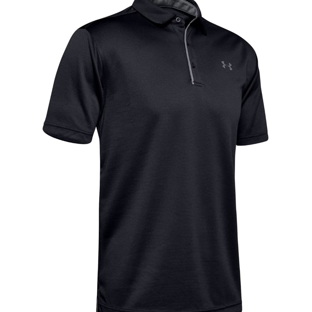 UA Tech M's Polo Black, view: 2