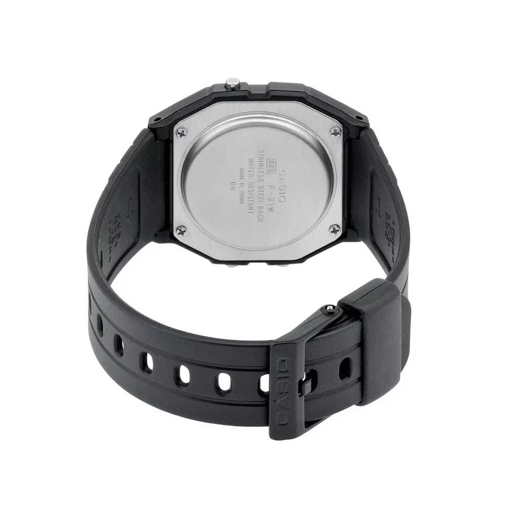 M's Timeless Collection F-91W-1Yeg Black, view: 2