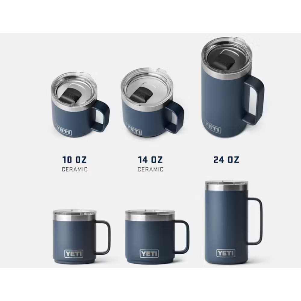 Rambler 10 oz Ceramic Lined Mug MagSlider™ Lid Ridgeline, view: 4