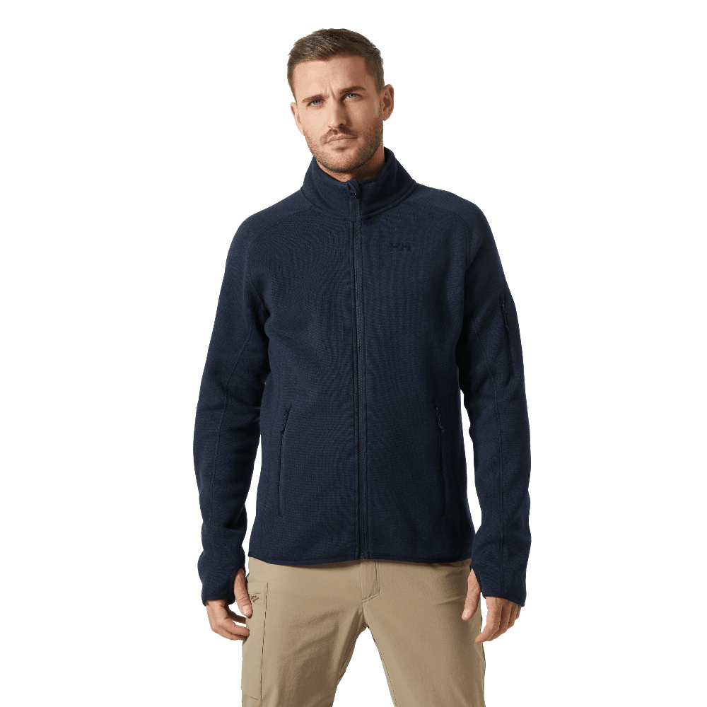 Varde Fleece Jacket 2.0 miesten fleecetakki, laivastonsininen, view: 2