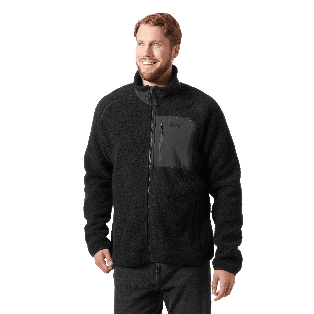 Panorama Pile Blocjacket miesten takki, musta, view: 2