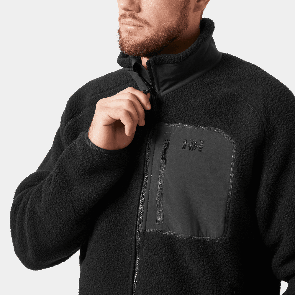 Panorama Pile Blocjacket miesten takki, musta, view: 4
