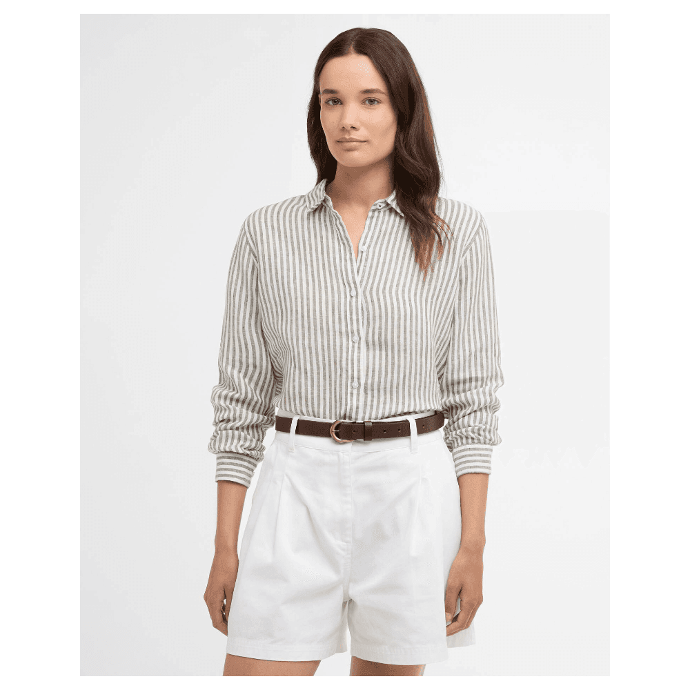 Marine Shirt Dusky Khaki Stripe, view: 1