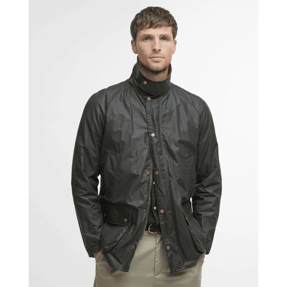Lightweight Ashby Wax Jacket Archive Olive, view: 1