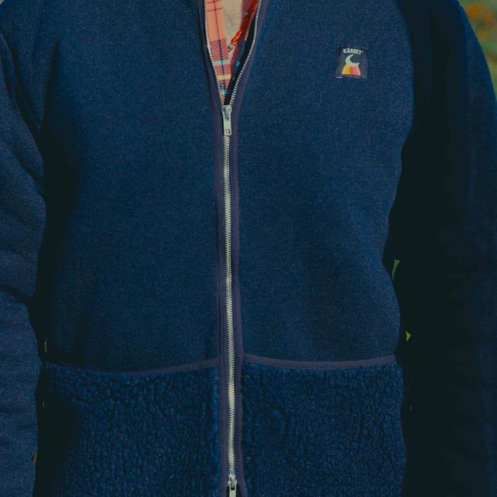 Retro Pile Jacket Navy, view: 2