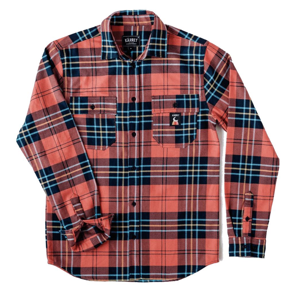 Tartan Check Shirt Coral Red / Multi, view: 0
