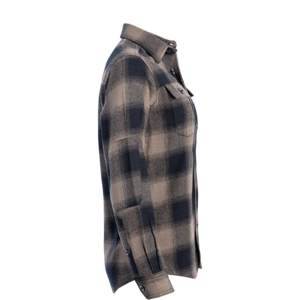Flannel Insulated Shirt Lady Brown/Black, view: 2
