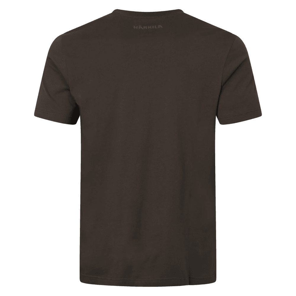 Miesten Härkila Scandinavian T-paita Shadow Brown, view: 1