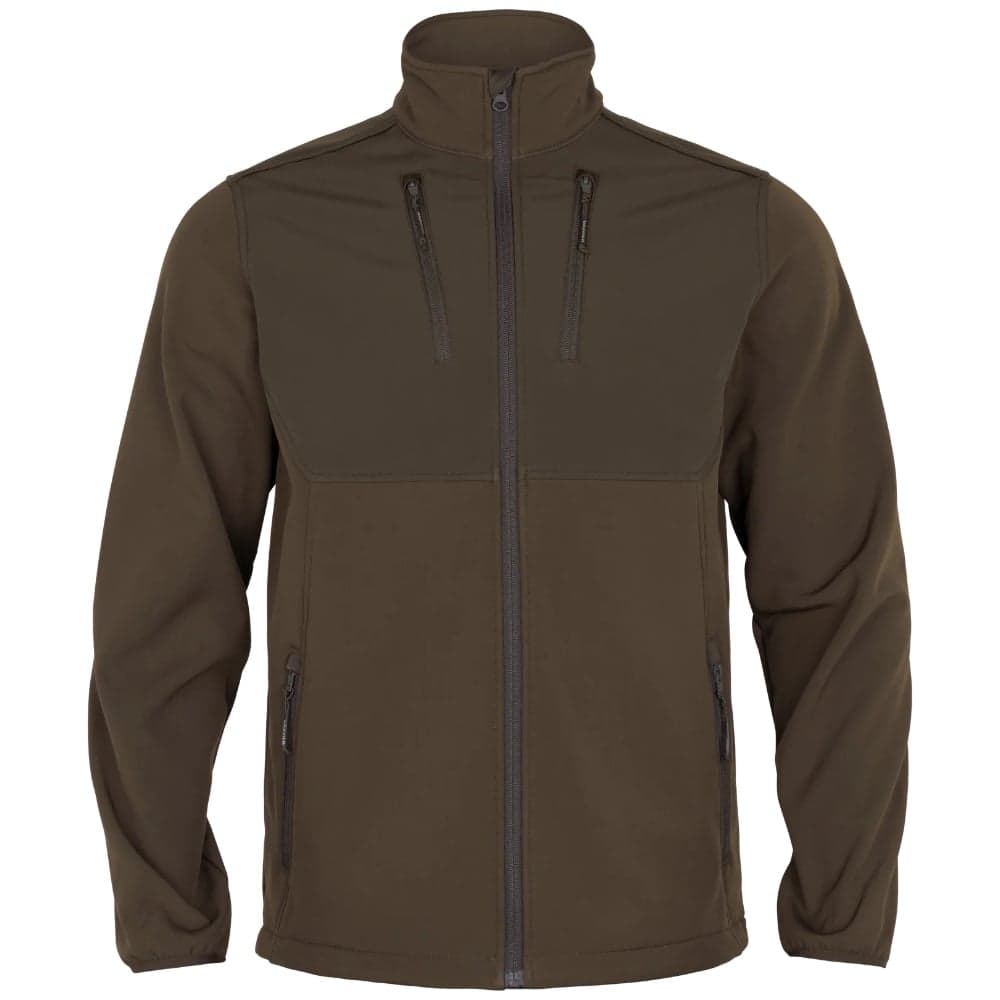 M's Härkila Scandinavian Softshelljacka Willow Green/Shadow Brown, view: 0