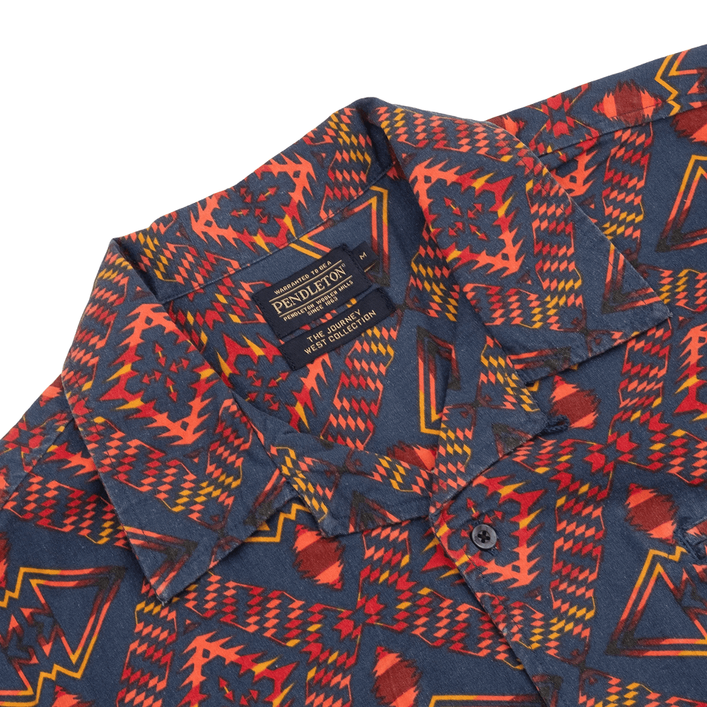 Two Pocket Camp Shirt  Thunder Earthquake Navy, view: 3
