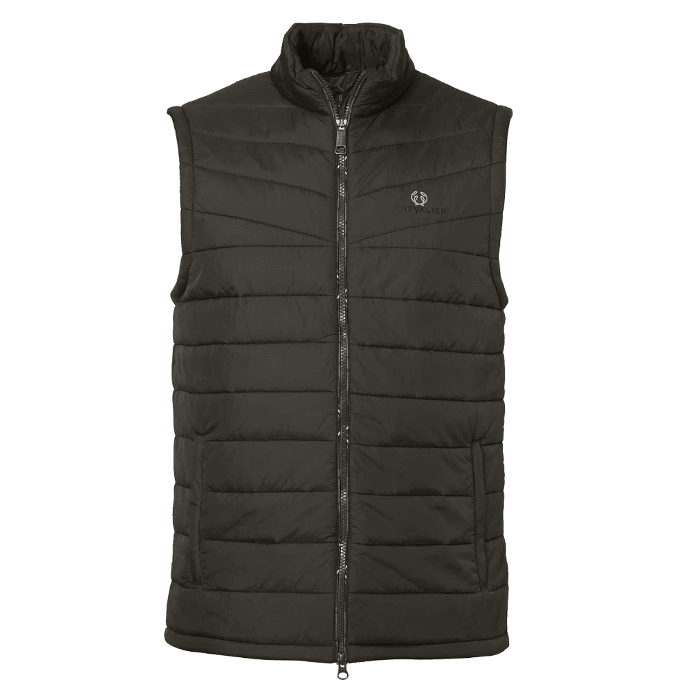 Quintin Padded Vest Men Leather Brown, view: 0