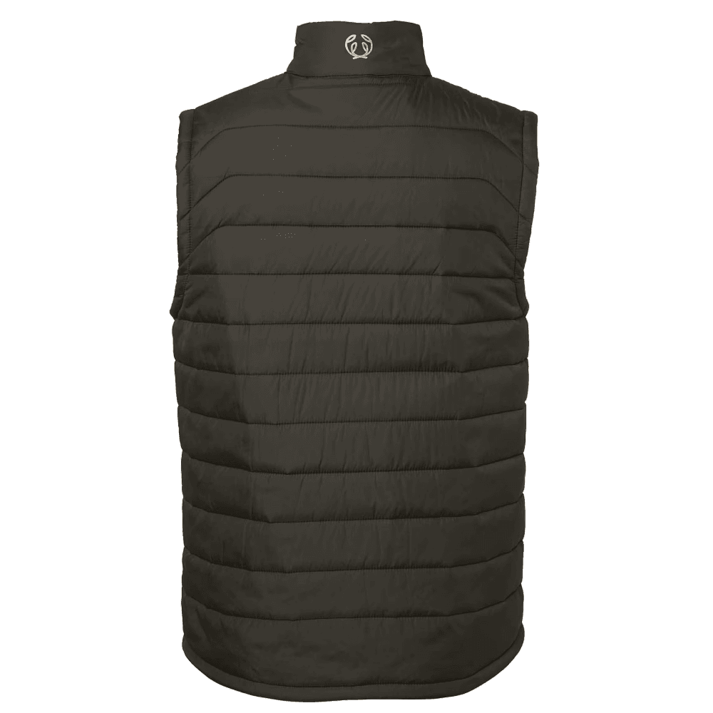 Quintin Padded Vest Men Leather Brown, view: 1