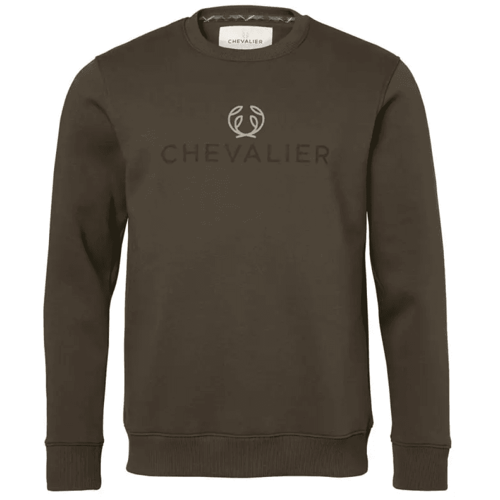 Hill Sweatshirt Men Leather Brown, view: 0