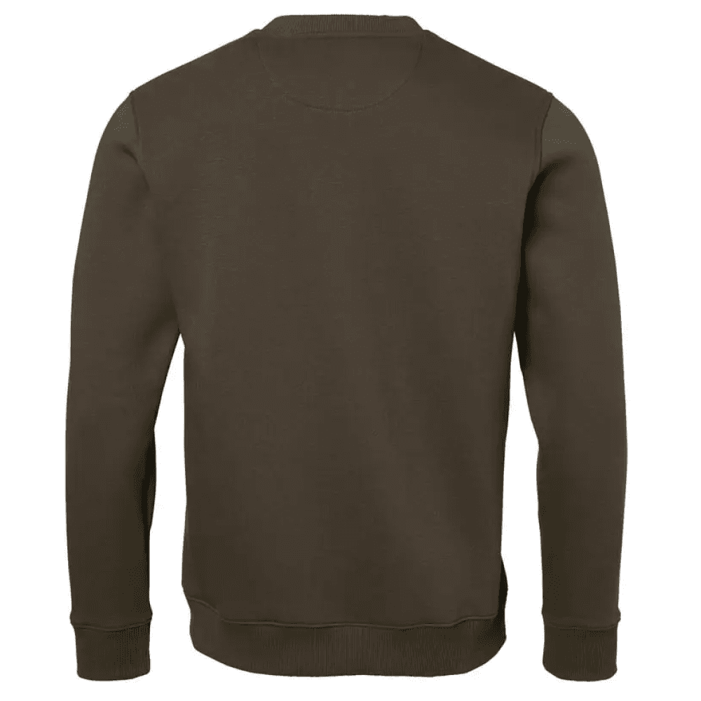 Hill Sweatshirt Men Leather Brown, view: 1