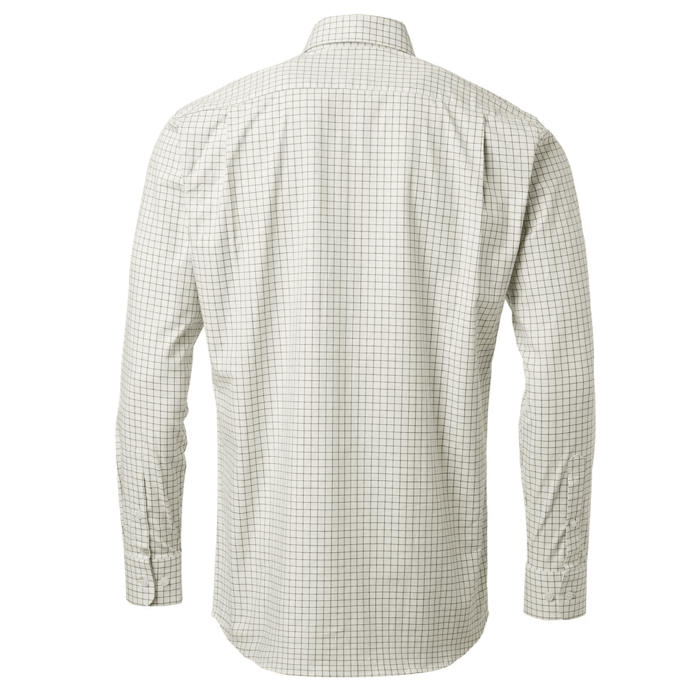 Baron Shooting Fit Stretch Shirt Men Highland Green Tattersall, view: 1