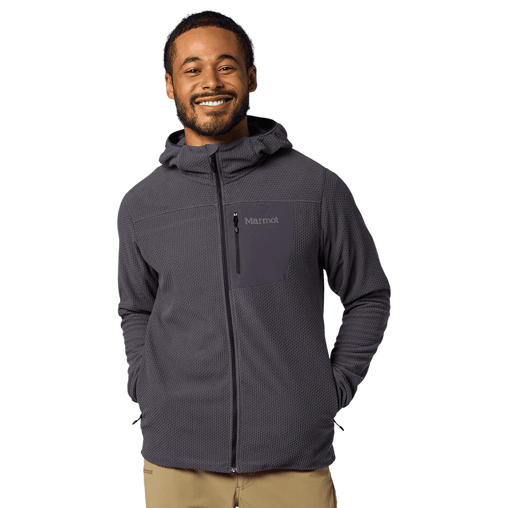 M's Airfleece Hoody Blackened, view: 4