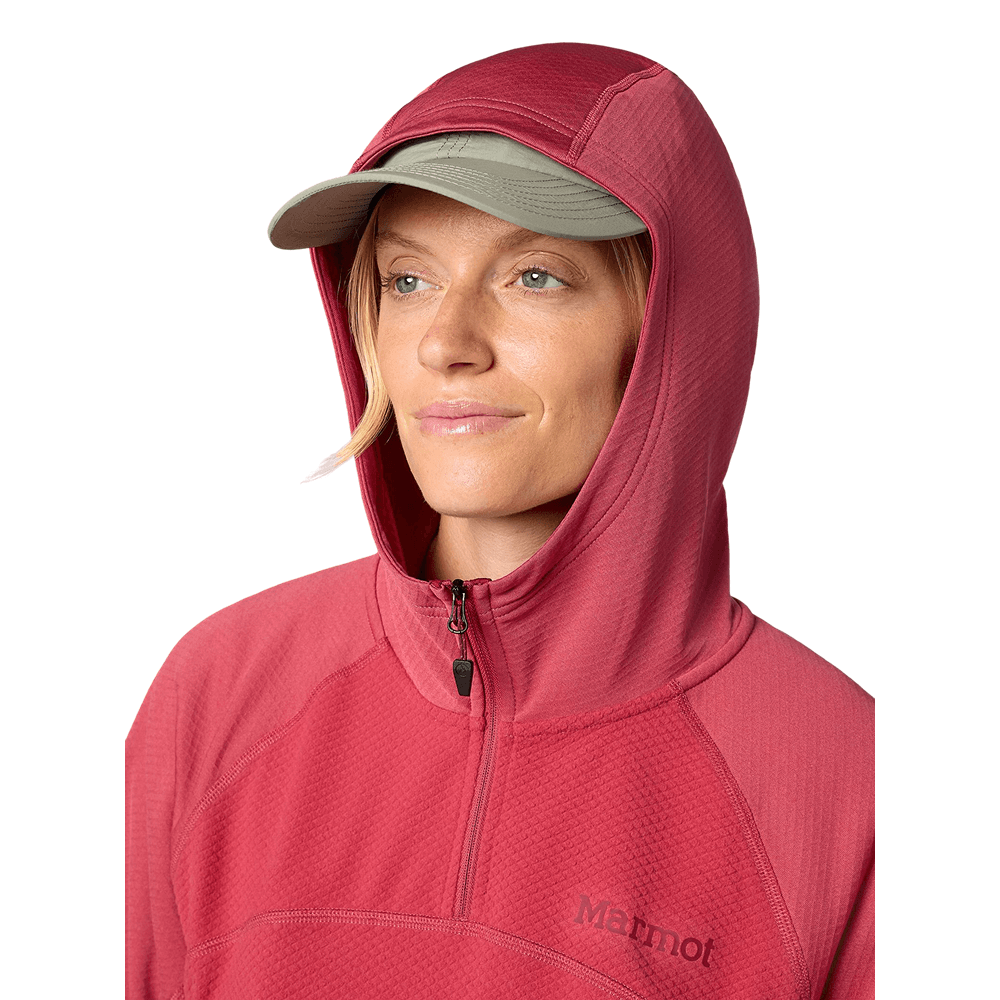 W's Rockbound Fleece Hoody Dried Rose, view: 7