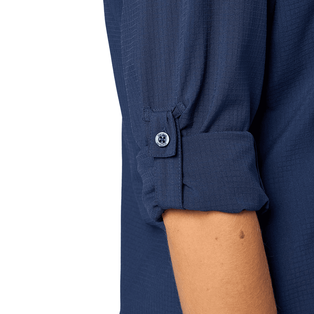 W's Airexchange Ls Shirt Nightfall Navy, view: 3