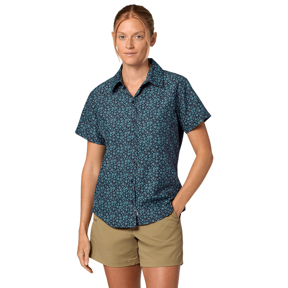W's Airexchange Upf 40 Novelty Ss Shirt Blackened Gardener Art, view: 0
