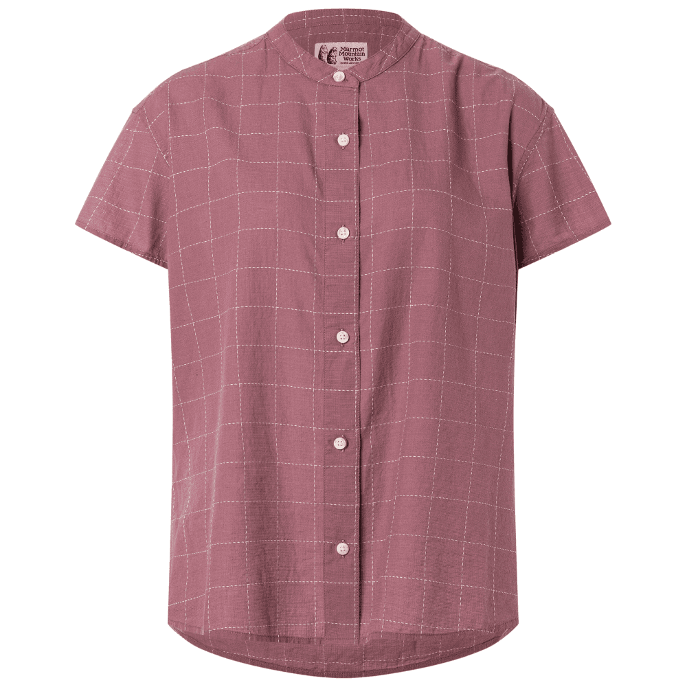 W's Rhea Ss Light Mauve Global Plaid, view: 0