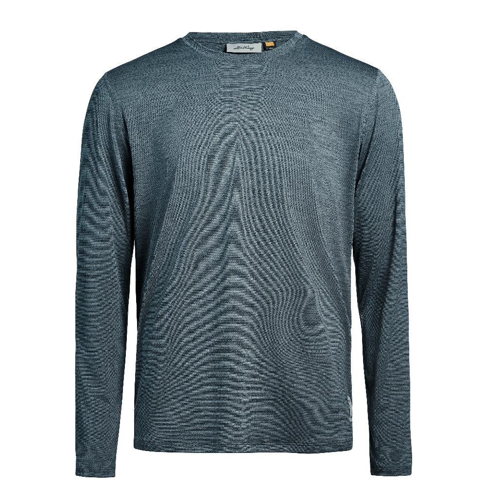 M's Tived Long Sleeve T-Shirt Dk Sky Blue, view: 0