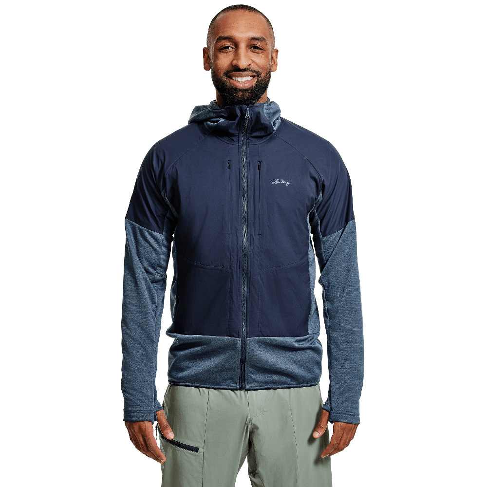 M's Padje Windbreaker Hoodie Dk Sky Blue/Deep Blue, view: 1
