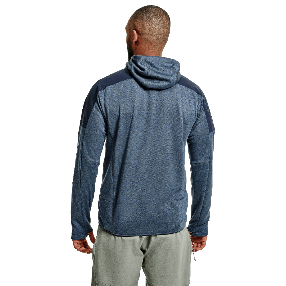 M's Padje Windbreaker Hoodie Dk Sky Blue/Deep Blue, view: 2