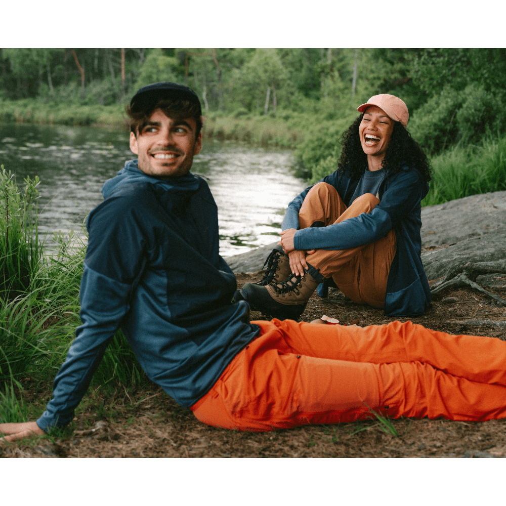 M's Padje Windbreaker Hoodie Dk Sky Blue/Deep Blue, view: 6