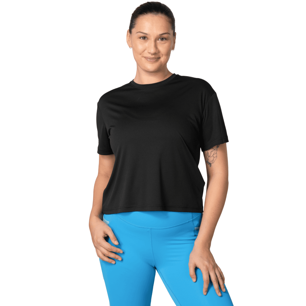 Una Tee Black, view: 2