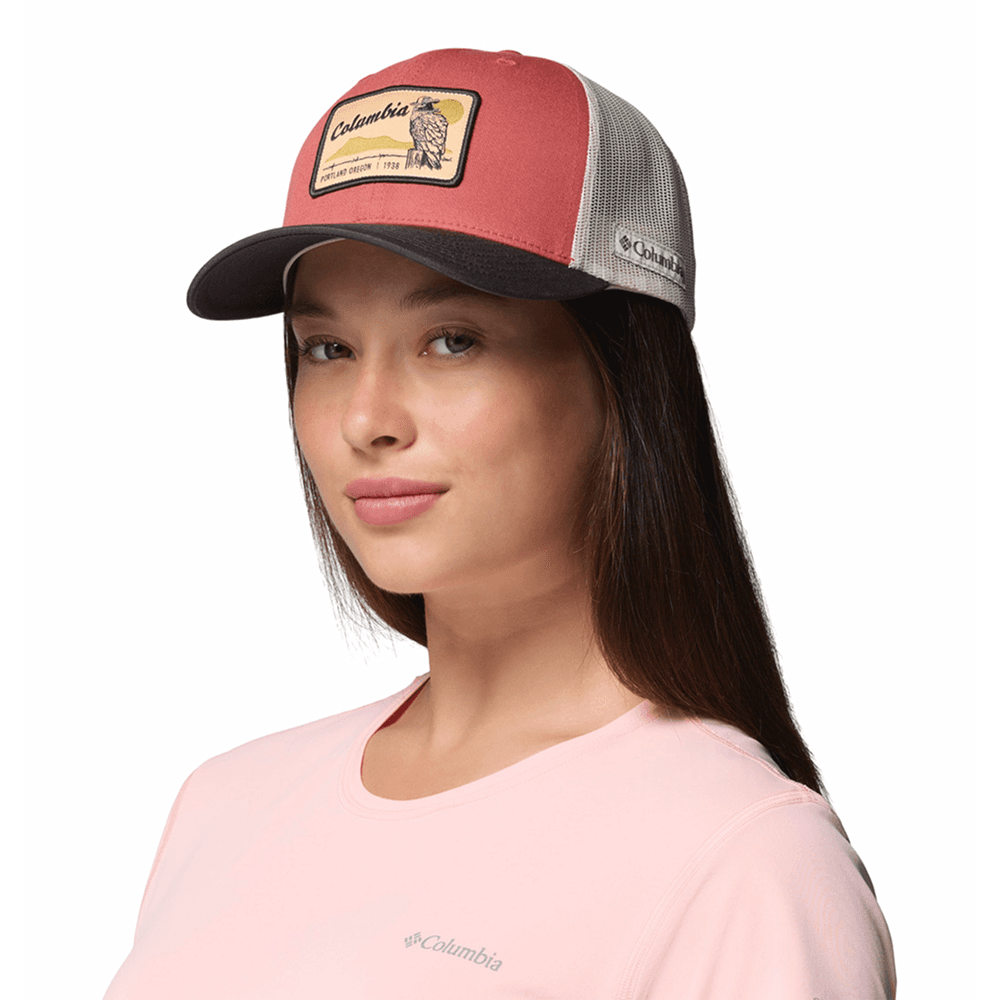 Columbia™ Mesh Snap Back Washed Red, Shark, Dark Stone, Iron, view: 4