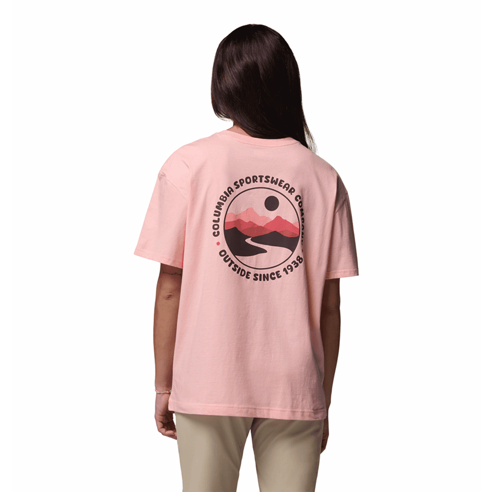 Rolling Bend™ Graphic Oversized Tee Pink Sand, Bubbly Scoped View, view: 2