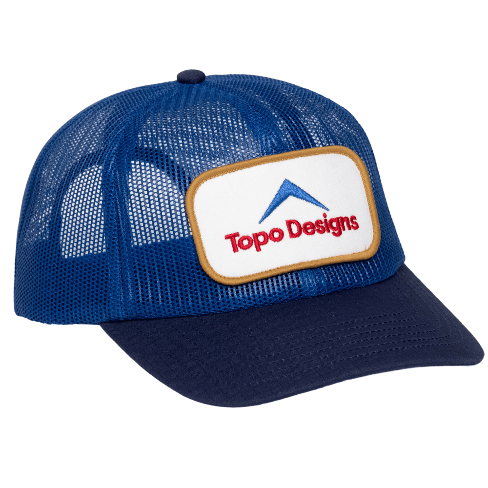 Patch Mesh Trucker - Retro Icon Forest Blue, view: 0
