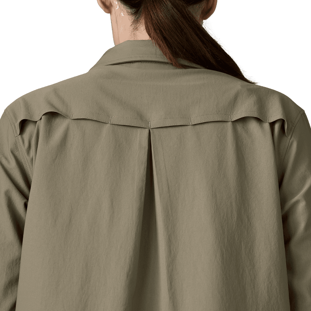 W's L/S Self Guided Sun Shirt River Rock Green, view: 3