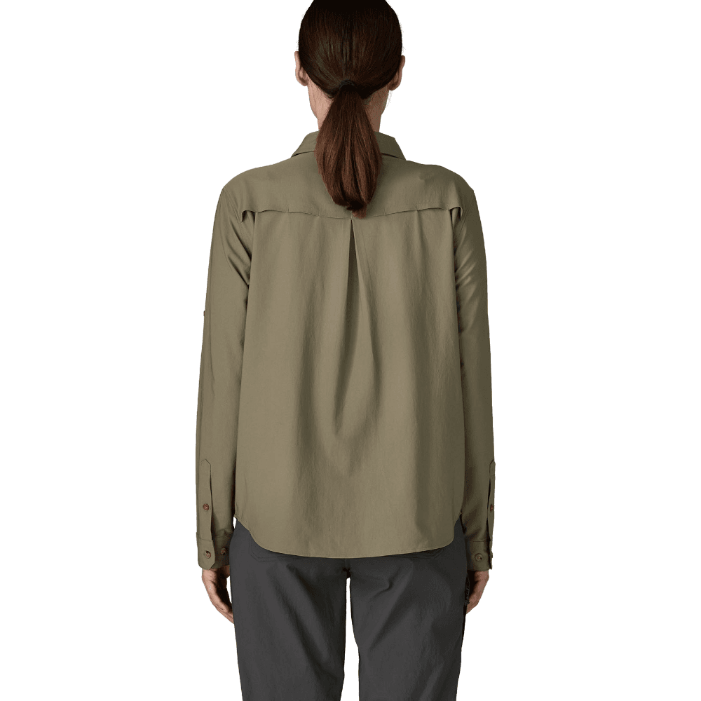 W's L/S Self Guided Sun Shirt River Rock Green, view: 2