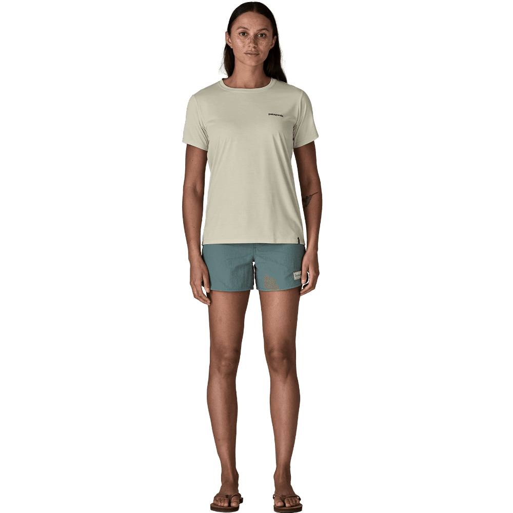 W's Cap Cool Daily Shirt - Boardshort Logo Dyno White, view: 4