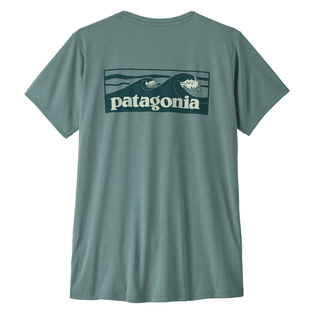 W's Cap Cool Daily Shirt - Boardshort Logo Blue Sage - Light Blue Sage X-Dye, view: 1