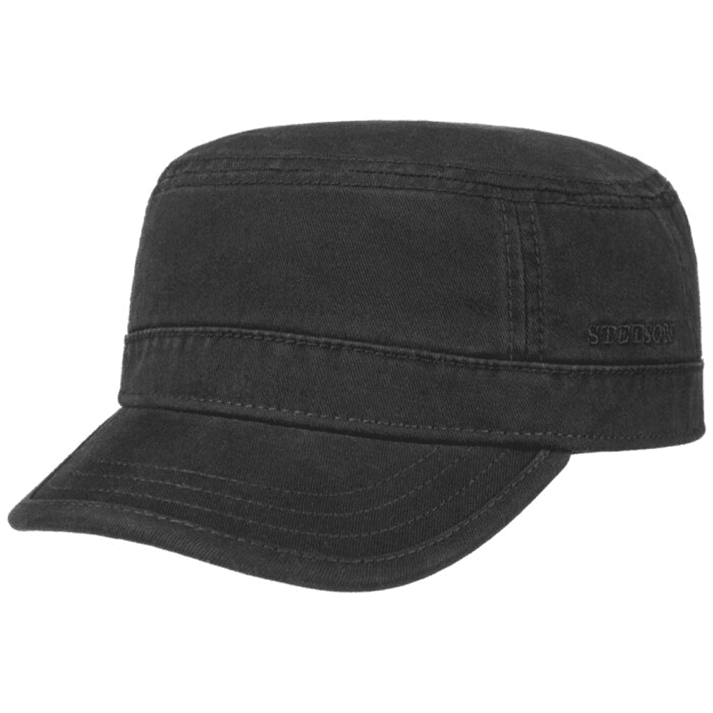Army Cap Cotton Black, view: 0