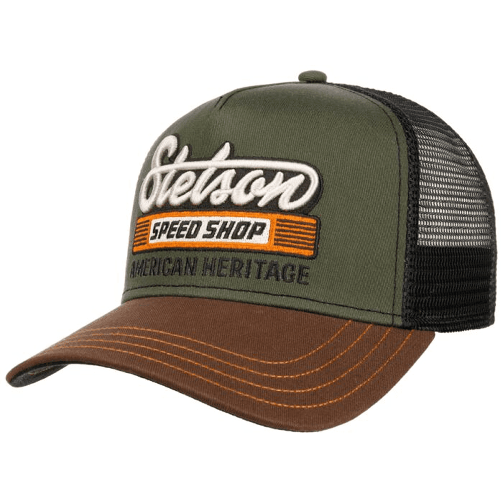 Trucker Cap Speed Shop Chestnut/Olive, view: 0