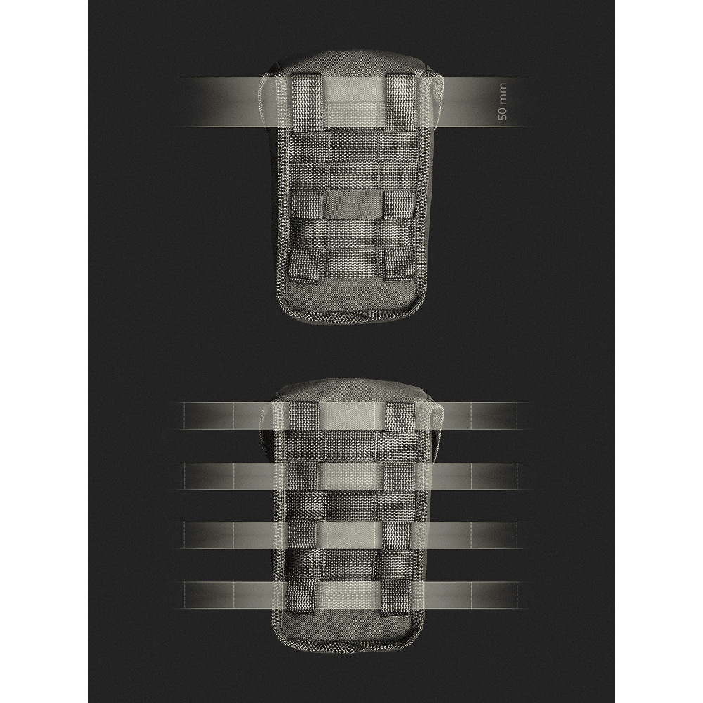 Lidded Gp Pouch 3X4 Woodland, view: 1