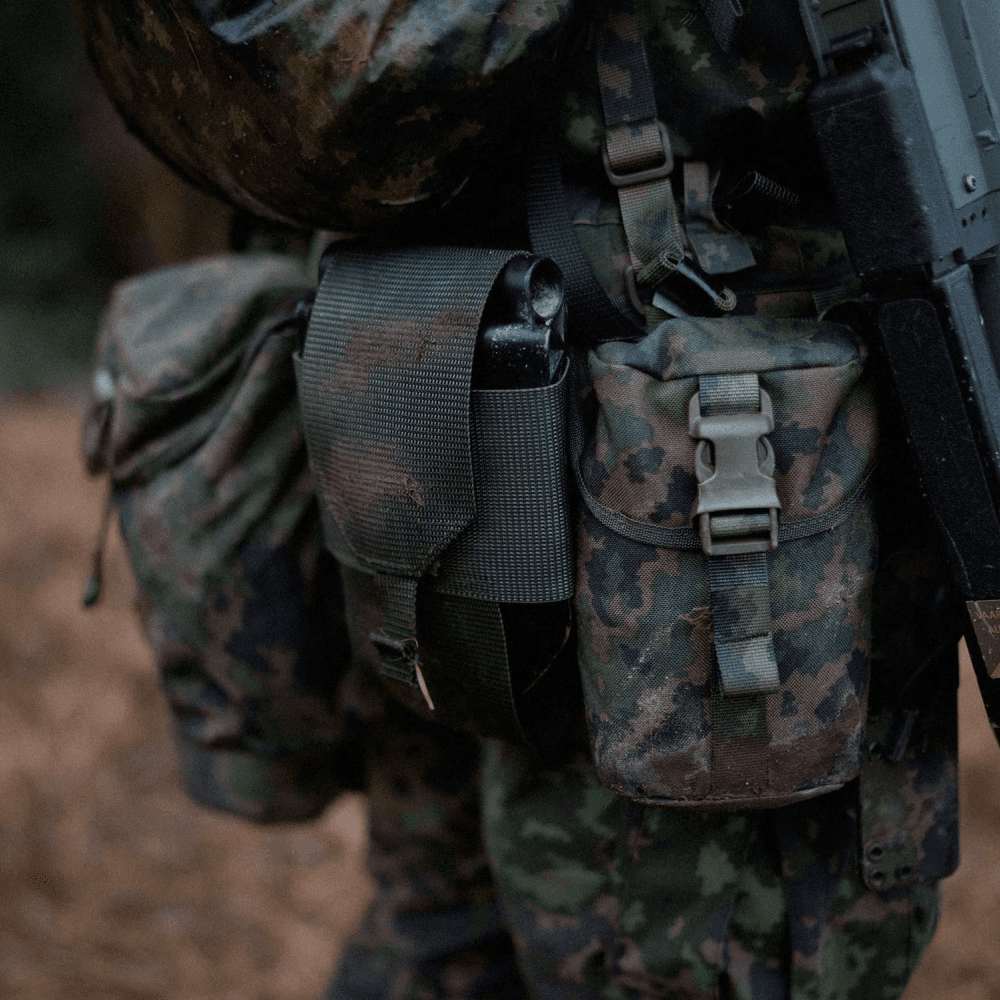 Lidded Gp Pouch 3X4 Woodland, view: 2