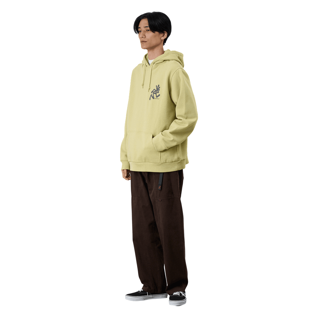 Running Man Hooded Sweatshirt Lime, view: 2