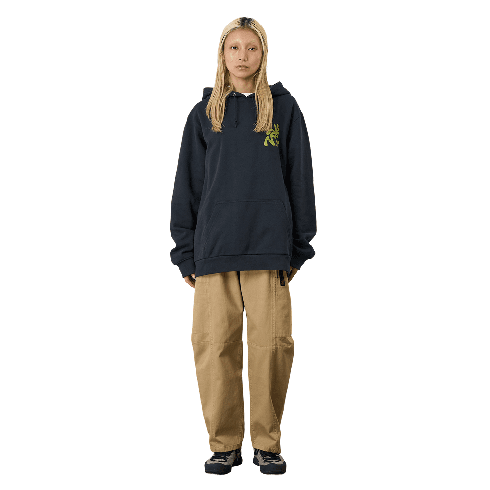 Running Man Hooded Sweatshirt Vintage Black, view: 2