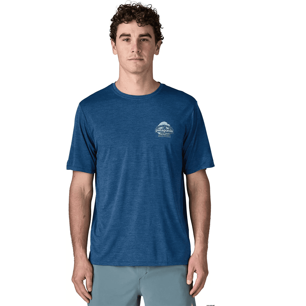M Cap Cool Daily Shirt - Great Waves Clement Blue - Light Clement Blue X, view: 2