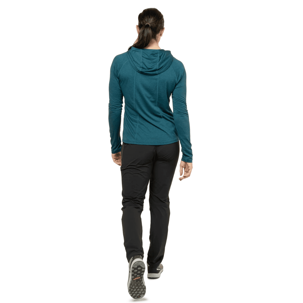 W's Glace Hooded Top Majolica Blue, view: 4