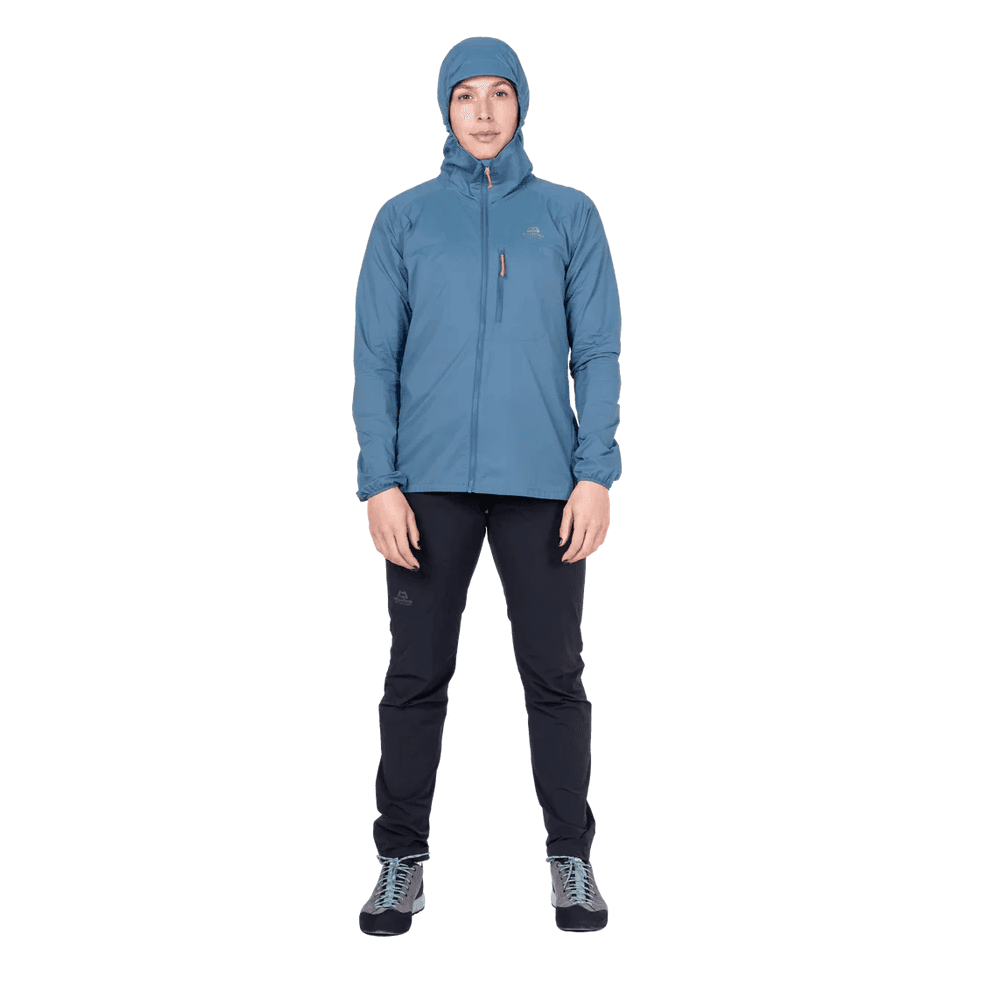 W's Aerofoil Hooded Jacket Stellar Blue, view: 2