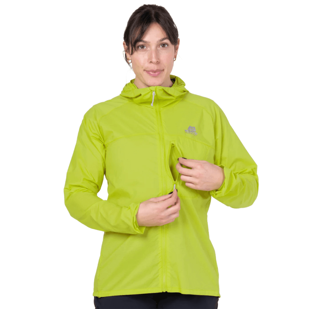 W's Aerofoil Hooded Jacket Vine Green, view: 6